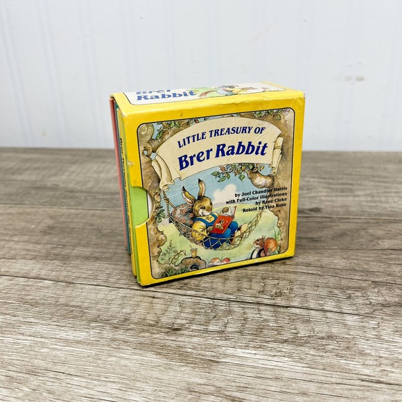 Other - Little Treasury of Brer Rabbit 6 Board Book Set 1988 Chatham River Press Vintage